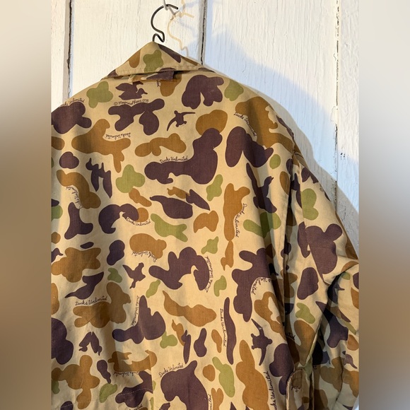 Vintage 70s Ducks Unlimited Bob Allen Hinting Jacket Talon Zip:Size Large - Picture 8 of 16